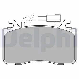 Комплект гальмівних колодок з 4 шт. дисків DELPHI LP3435