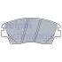Комплект гальмівних колодок передн, HYUNDAI ELANTRA VI, IX35, KONA, TUCSON KIA SPORTAGE IV 1.6-2.4 11.13-05.23 DELPHI LP3519 (фото 1)
