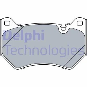 Гальмівні колодки, дискові DELPHI LP3529