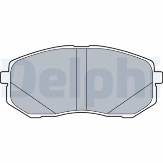 Гальмівні колодки, дискові DELPHI LP3538