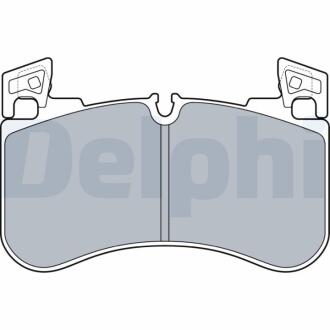LAND ROVER Комплект гальмівних колодок передн. DISCOVERY V 3.0D 16- DELPHI LP3540