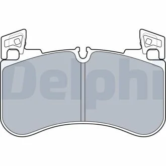 LAND ROVER Комплект гальмівних колодок передн. DISCOVERY V 3.0D 16- DELPHI LP3540