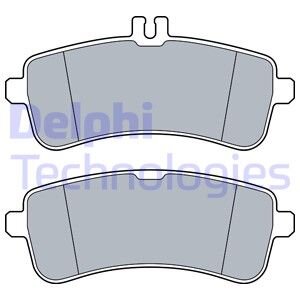 Комплект гальмівних колодок задн, MERCEDES AMG GT (C190), AMG GT (R190), AMG GT (X290), C (A205), C (C205), C T-MODEL (S205), C (W205), E T-MODEL (S213), E (W213), S (A217) 3.0H-6.0 01.12- DELPHI LP3542