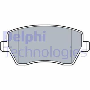 Комплект гальмівних колодок з 4 шт. дисків DELPHI LP3550
