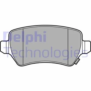 Delphi Гальмівні колодки до дисків (з болтами) DELPHI LP3615