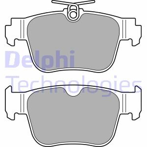 Комплект гальмівних колодок задн, AUDI A3, A3 ALLSTREET CUPRA FORMENTOR, LEON, LEON SPORTSTOURER, TERRAMAR FORD TOURNEO CONNECT V761 NADWOZIE WIELKO 1.0-2.5 07.19- DELPHI LP3669