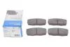 Комплект гальмівних колодок передн, DAF 400-SERIE FORD TRANSIT LAND ROVER 110/127 LDV 400, CONVOY 2.0-3.5 09.83-04.09 DELPHI LP413 (фото 2)