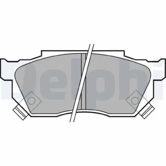 Гальмівні колодки, дискові DELPHI LP445