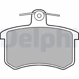 Гальмівні колодки, дискові DELPHI LP451