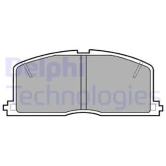 Гальмівні колодки, дискові DELPHI LP460