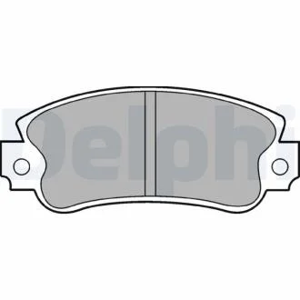 FIAT колодки гальмівні передні Panda 82-,Regata 83-,Uno DELPHI LP509