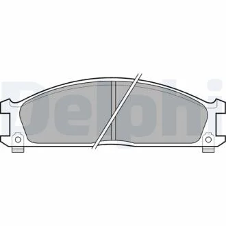 NISSAN гальмівні колодки передні Urvan E24,Terrano I,II,Pathfinder,Ford,Subaru DELPHI LP543