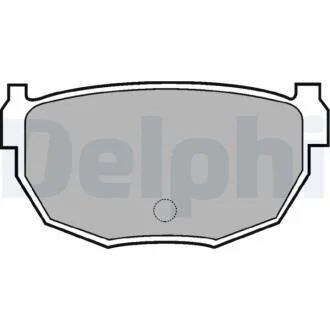 NISSAN гальмівні колодки задні 200SX DELPHI LP570
