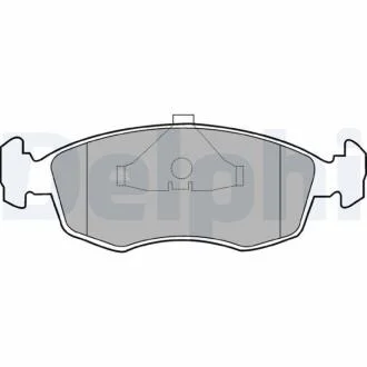 Гальмівні колодки, дискові DELPHI LP587