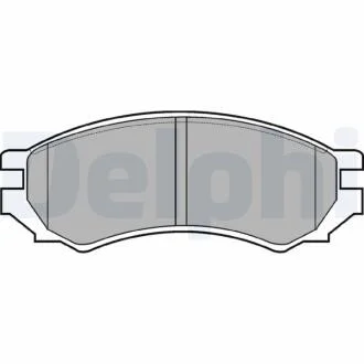 Гальмівні колодки, дискові DELPHI LP670