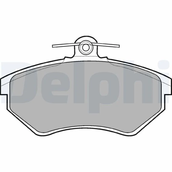 Гальмівні колодки, дискові DELPHI LP770 (фото 1)