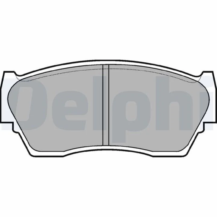 Гальмівні колодки, дискові DELPHI LP783 (фото 1)