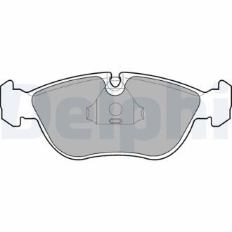 VOLVO гальмів.колодки передн.850,C70,S70,V70 DELPHI LP839