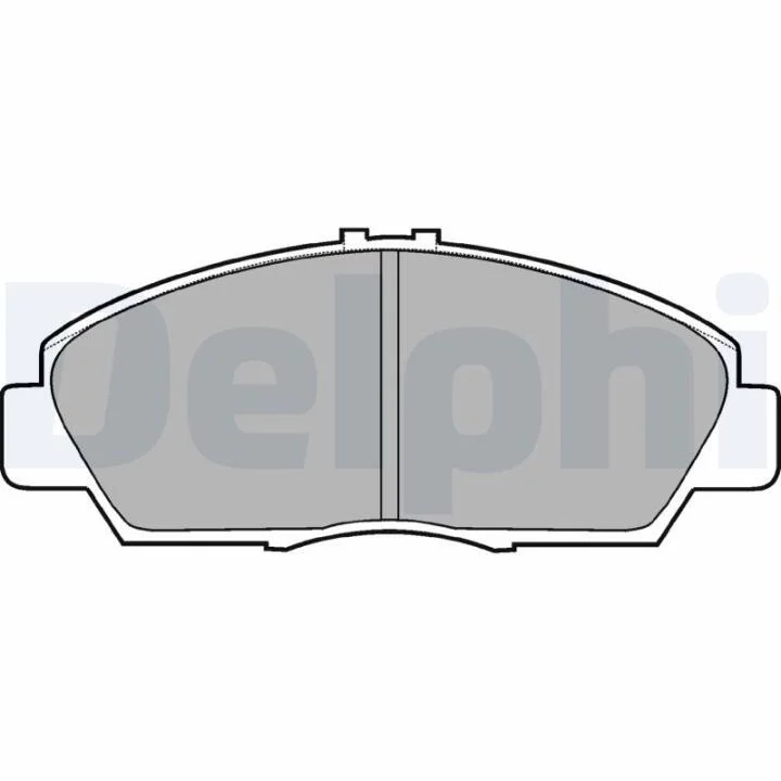 HONDA колодки гальмівні передн.Accord 2.0,2. 90-5/93,1.8I 5/93- DELPHI LP869 (фото 1)