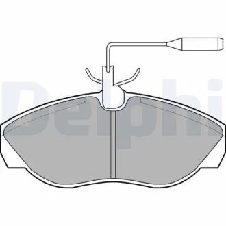Гальмівні колодки, дискові DELPHI LP877
