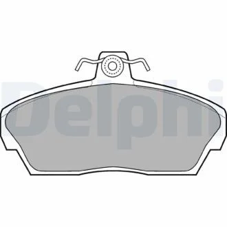 Гальмівні колодки, дискові DELPHI LP911