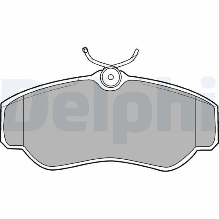 Гальмівні колодки, дискові DELPHI LP913 (фото 1)