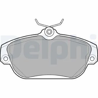 Комплект гальмівних накладок, дискове гальмо DELPHI LP919
