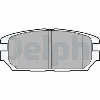 Гальмівні колодки, дискові DELPHI LP921