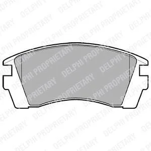 NISSAN гальмівні колодки передн.Sunny kombi 90-96 DELPHI LP952