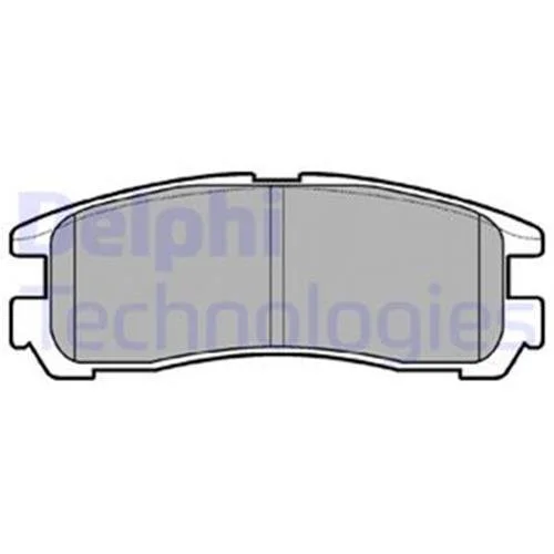 Комплект гальмівних колодок з 4 шт. дисків DELPHI LP955 (фото 1)