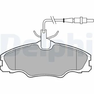 Гальмівні колодки, дискові DELPHI LP985