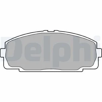Гальмівні колодки, дискові DELPHI LP989