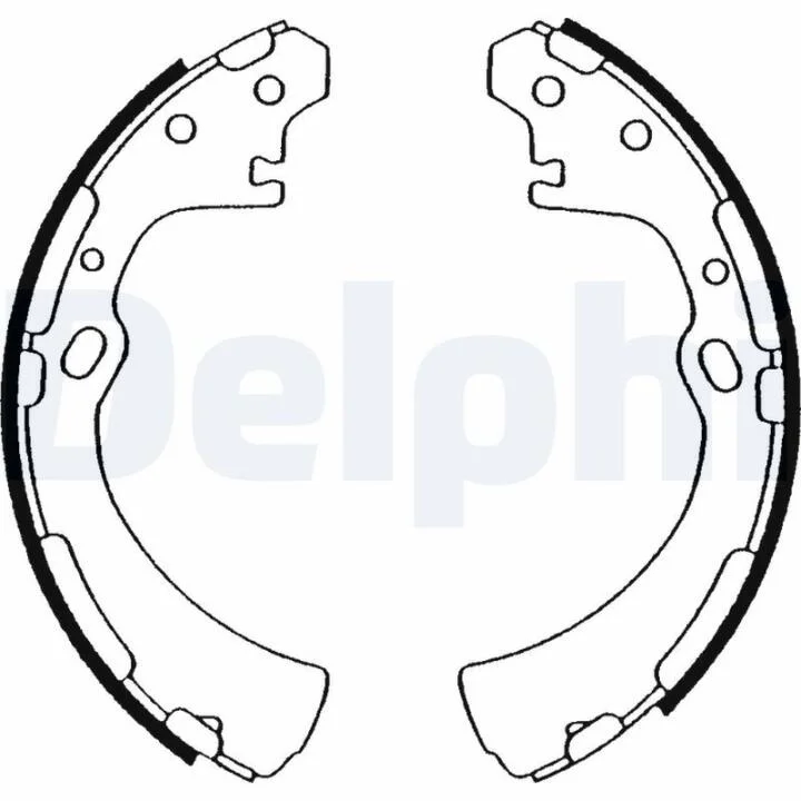 Гальмівні колодки, барабанні DELPHI LS1505 (фото 1)