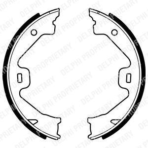 ROVER гальм. колодки задн. 75 2.0 CDTi 03-05 DELPHI LS1930