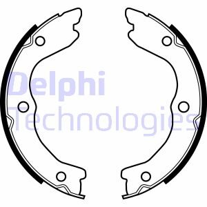 Гальмівні колодки, барабанні DELPHI LS2038