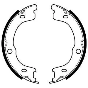 Гальмівна колодка KIA SORENTO I 2.5D/3.3 08.02-12.11 DELPHI LS2048