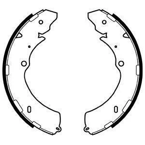 Гальмівна колодка ISUZU D-MAX I, D-MAX II, D-MAX III 1.9D/2.5D/3.0D 05.02- DELPHI LS2063 (фото 1)