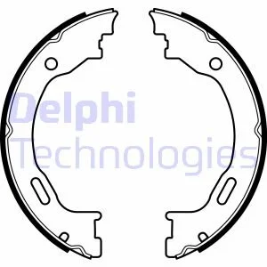 Гальмівна колодка CHRYSLER 300C, PACIFICA DODGE CHALLENGER, CHARGER LANCIA THEMA 2.7-6.4 08.03- DELPHI LS2077