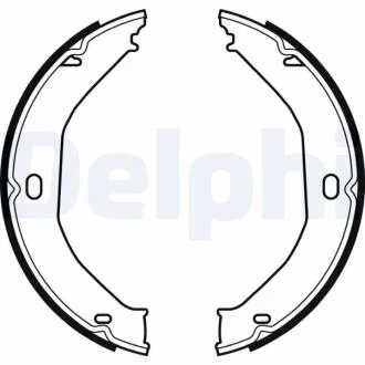 Гальмівні колодки, барабанні DELPHI LS2078