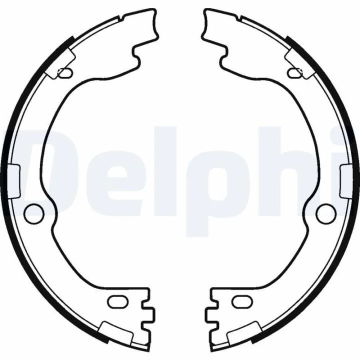 Гальмівні колодки, барабанні DELPHI LS2119 (фото 1)