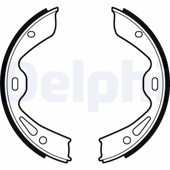 PORSCHE гальмо. колодки задн. CAYMAN 3.8 GT4 15-, PANAMERA 3.6 10-13 DELPHI LS2120 (фото 1)
