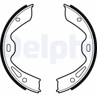 PORSCHE гальмо. колодки задн. CAYMAN 3.8 GT4 15-, PANAMERA 3.6 10-13 DELPHI LS2120