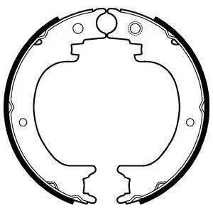 Гальмівна колодка LEXUS RX SUBARU TRIBECA TOYOTA HIGHLANDER / KLUGER 2.7-3.6 01.05- DELPHI LS2121