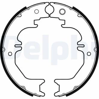 Гальмівні колодки, барабанні DELPHI LS2132