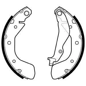 Гальмівна колодка HONDA INSIGHT OPEL KARL 1.0/1.0H/1.0LPG 04.00-03.19 DELPHI LS2134 (фото 1)