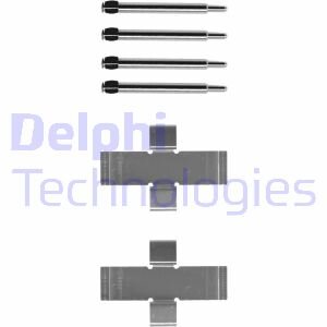 Монтажний компл.,гальм.колодки DELPHI LX0006