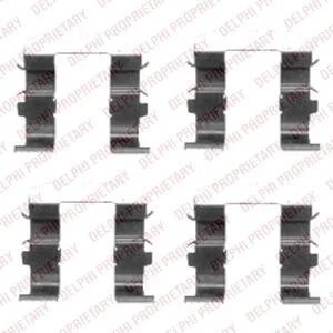 К-кт. установки гальм. колод. KIA Sorento 02- DELPHI LX0418