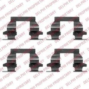 К-т. установки гальм. колод. NISSAN QASHQAI 07- DELPHI LX0446