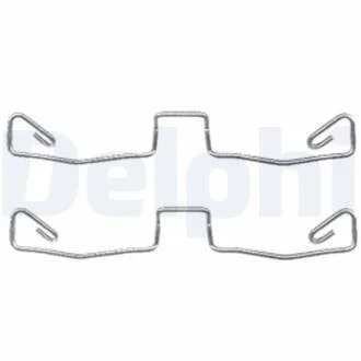 VW установчий к-кт. гальм. колодок передн. Audi A6 97- DELPHI LX0448