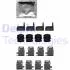 NISSAN К-т установчий гальм. колодок NV400 dCi 100 11-14, OPEL MOVANO B 2.3 CDTI 10-, RENAULT MASTER III 2.3 dCi 14- DELPHI LX0687 (фото 1)
